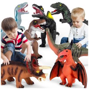 Brinquedo de Dinossauro Gigante de 7 Peças para Meninos Dinos Realistas para Crianças - Kissdream