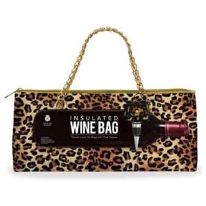 Bolsa Térmica Para Transporte de Vinhos Wild Eye Designs até 1 Garrafa, Marrom