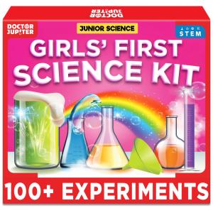 Kit de Experimentos Científicos para Meninas de 4 a 8 anos Presente de Aniversário Divertido e Educativo, Doctor Jupiter