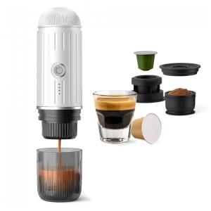 Cafeteira Elétrica Portátil 19 Bar com Carregamento USB-C e Aquecimento Automático para Viagens, Acampamentos e Caminhadas