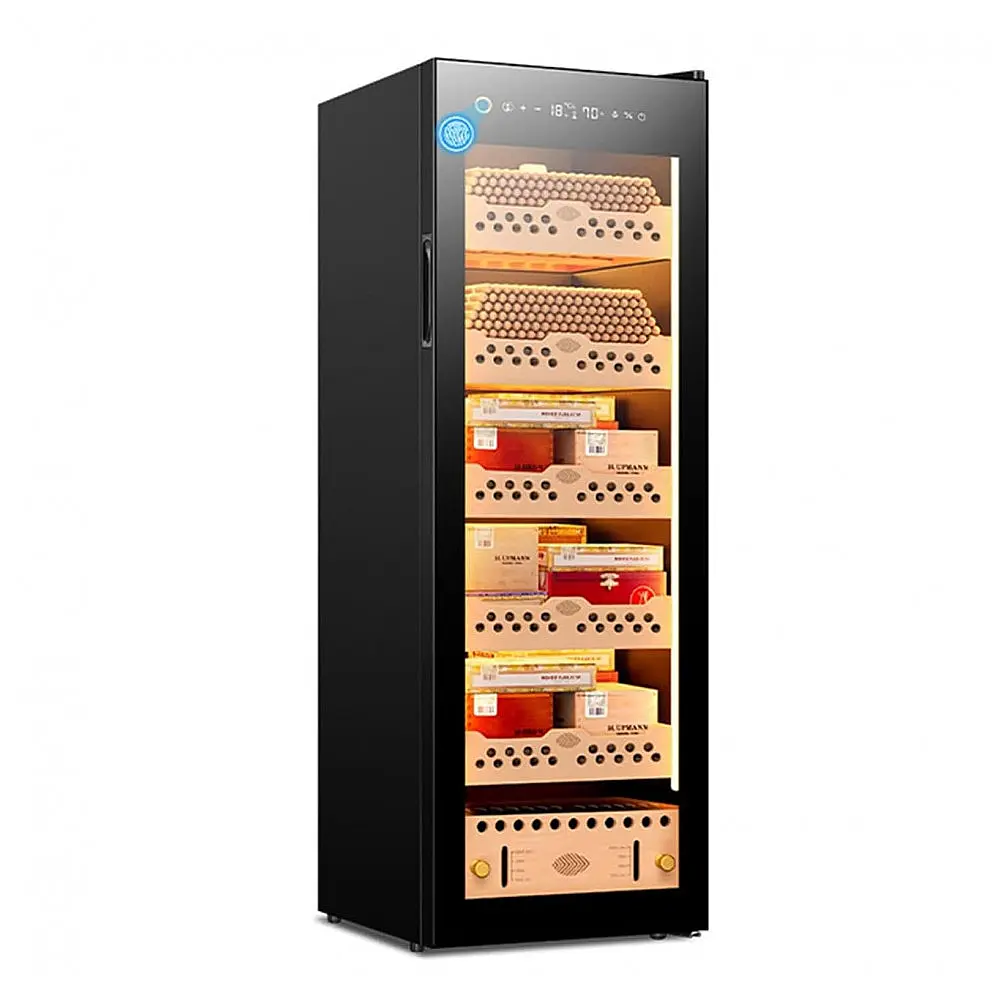 Humidor Elétrico RYYDAF 138L Preto Controle Temperatura e Umidade 110V