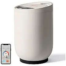 Aquecedor de Toalhas Inteligente, Tecnologia de Isolamento Coolbreeze, Controle de Voz com Alexa e Google Assistente, Acabamento Fosco