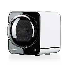 Caixa, Estojo Rotativo Automático para Relógios, 1 Lugar, ABEST BOXY Fancy Brick, Branco