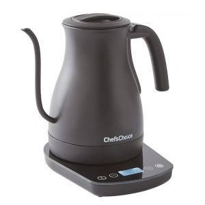 Chaleira Elétrica 1L com Desligamento Automático, 110V 1200W, Chefs Choice, Preta