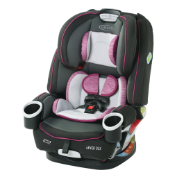 Cadeira de Bebê para Carro 4 em 1 para 10 Anos de Uso, Graco 4Ever DLX, Preta e Rosa