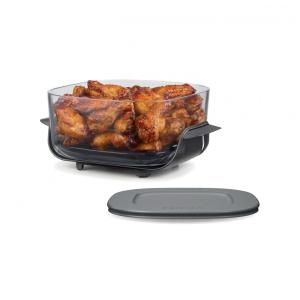 Pote de Vidro Ninja CleanCrisp 3,8L com Tampa para Armazenamento - Compatível com Ninja Crispi, Micro-ondas, Freezer e Lava-Louças