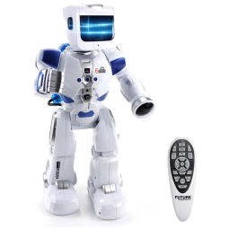 Robô Interativo com Controle Remoto Inteligente para Crianças Acima de 3 Anos, FISTONE, Branco