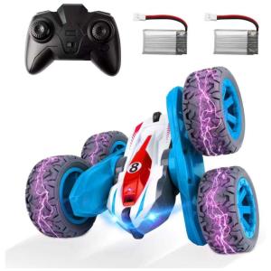 MAKINO 9368 Carrinho de Controle Remoto, 4WD 2.4 Ghz, 360 com 2 Baterias Recarregáveis, Branco