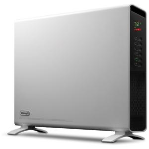 Aquecedor Elétrico Convector, Digital, 110v, DELONGHI Panel Heater, Prateado