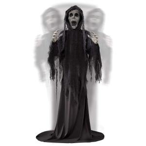 Fantasma Animatrônico com Sons e Movimentos para Decoração de Halloween