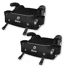 Assento de Elevação Infantil Diono Connect3 RXT Sem Encosto Kit com 2 Unidades Preto Storm 18-54 kg