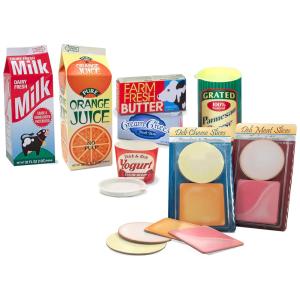 Kit de Alimentos Realistas de Brinquedo com 8 Peças para Crianças Acima de 3 Anos, Melissa & Doug