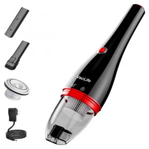 Aspirador de Pó Automotivo Portátil VL746 e Recarregável, Bateria 2200 mAh, VACLIFE, Preto
