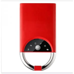 Sanduicheira Elétrica Antiaderente 1 Fatia, Aço Inox, 650W, 110v, SETSCZY, Vermelho