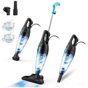 Aspirador de Pó Multifuncional com Fio, Acessórios e Sucção Potente 15000PA, 11OV 400W, TC JUNESUN, Azul