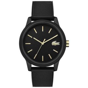 Relógio de quartzo japonês TR90 masculino com pulseira de borracha, 19,5 modelo, LACOSTE 2011010