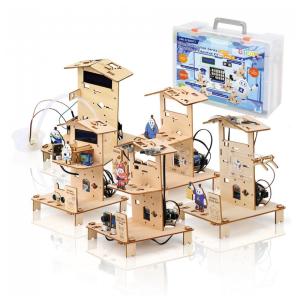 ACEBOTT Kit Educacional 5 em 1 ESP32 STEM para Casa e Escola - Projetos de Robótica e Engenharia para 12 a 16 anos