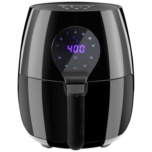 Fritadeira Elétrica Air Fryer, 5L 7 Configurações 1350W, 110v, ELITE GOURMET EAF5317D, Preto