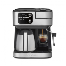 Cuisinart Coffee Center Barista Bar 4 em 1 - Cafeteira 10 Xícaras, Compatível com Cápsulas Nespresso e K-Cup, Vaporizador de Leite