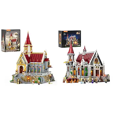 Salão Banquete Castelo Medieval Lumibricks