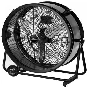 Ventilador Industrial, com 3 Velocidades, 110v, LAKEWOOD LUF2402A BM SHP, Preto