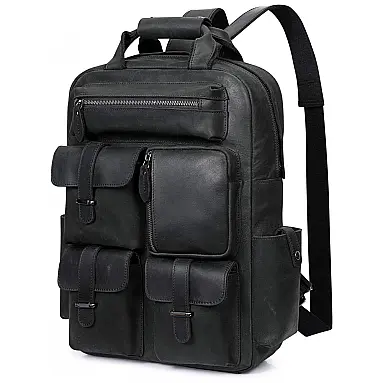 Mochila Vintage de Couro para