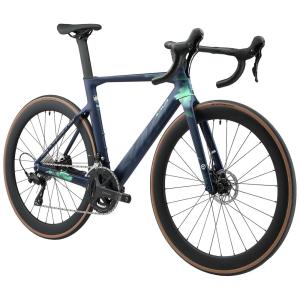 SAVADECK Bicicleta de Corrida c, Estrutura de Carbono, Conjunto de grupo Ultegra 8000 22 Vel, Pneu 25C e selim Fizik