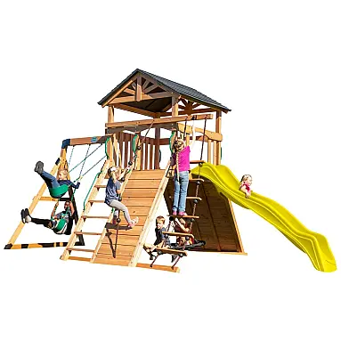 Playground Infantil de Madeira com