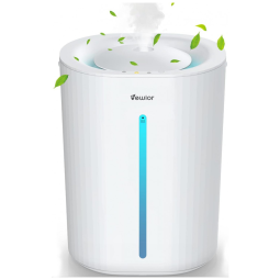 Umidificador Portátil VEWIOR 6,5 Litros até 60 Horas com Desligamento Automático - Branco