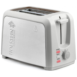 Torradeira Elétrica 2 Fatias com 7 Níveis de Tostagem, 110V, Holstein Housewares, Cinza