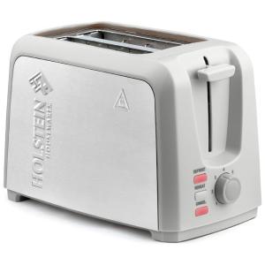 Torradeira Elétrica 2 Fatias com 7 Níveis de Tostagem, 110V, Holstein Housewares, Cinza