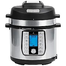 Panela de Pressão Elétrica de 7.5L com Acessórios, 1550W, 110V, EMERIL EVERYDAY 8 QT With Accessories, Prateado