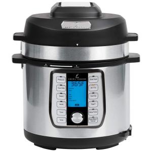 Panela de Pressão Elétrica de 7.5L com Acessórios, 1550W, 110V, EMERIL EVERYDAY 8 QT With Accessories, Prateado