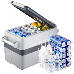 SetPower Cooler, Geladeira Elétrica Automotiva 42L Portátil, 12V DC 100, 240V AC