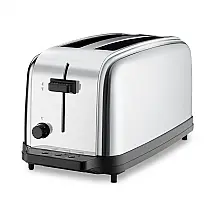 Torradeira Elétrica 4 Fatias com 5 Níveis de Tostagem de Aço Inoxidável, 110v, WARING WCT704, Prateado