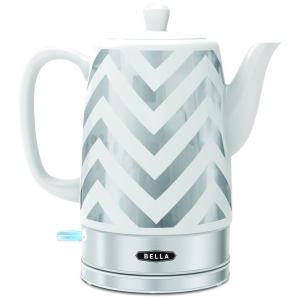 Chaleira Elétrica 1.5L com Controle de Temperatura, 1500W, Branca, 110v, BELLA 17384, Branco