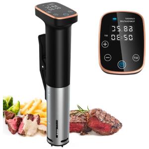 KTEJIJ Termocirculador Elétrico com Controle de Temperatura e Temporizador, 1100W, 110v, KTEJIIJ, Preto