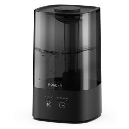 Umidificador para Quarto 4,5L com Temporizador, Nível de Névoa Ajustável e Bico 360, Rosekm KCKM13T, Preto