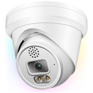 Câmera de Segurança Externa Real HD 4K 8MP com Visão Noturna e Luzes LED