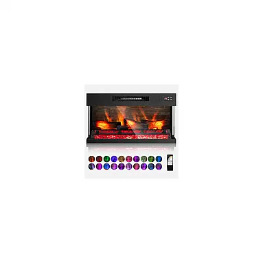Lareira Elétrica ROVSUN 91x44cm 1400W