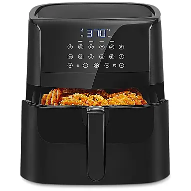 Fritadeira Elétrica Air Fryer 6.5L,