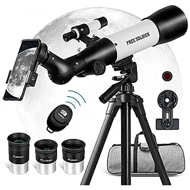 Telescópio Astronômico 125x com 3