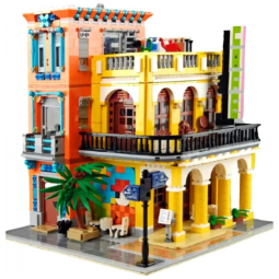 Kit de Construção Cafe Havana com 3158 Peças para 8 Anos ou mais, GENERAL JIMS, Amarelo
