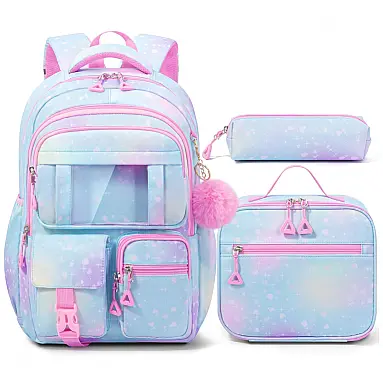 Mochila escolar Fimibuke azul 3
