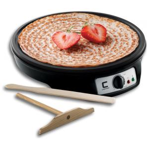 Máquina de Elétrica antiaderente de Aço inoxidável, 1000W, 110v, CHEFMAN Electric Crepe Maker Griddle, Preto