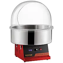 Máquina de Algodão Doce Elétrica Profissional com Temperatura Ajustável, 1050W, 110v, VEVOR, Azul