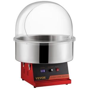 Máquina de Algodão Doce Elétrica Profissional com Temperatura Ajustável, 1050W, 110v, VEVOR, Azul