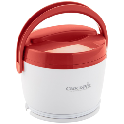 Marmita Elétrica Portátil 600 mL com e Removível, 110v, CROCK POT SCCPLC200 R, Vermelho