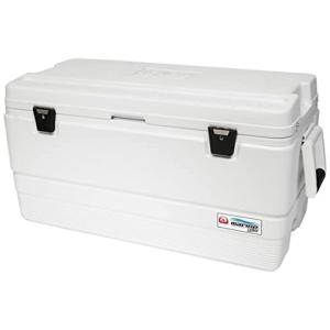 Cooler Térmico 94L com Desempenho Profissional e Rodas, IGLOO, Branco