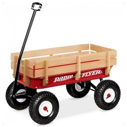 Carrinho de Passeio Radio Flyer para Crianças, Carrinho de Mão, Carrinho de Praia, Carrinhos com Rodas, Brinquedos Externos para Crianças de